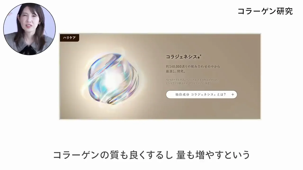 コラーゲン研究「コラジェネシス」も継続