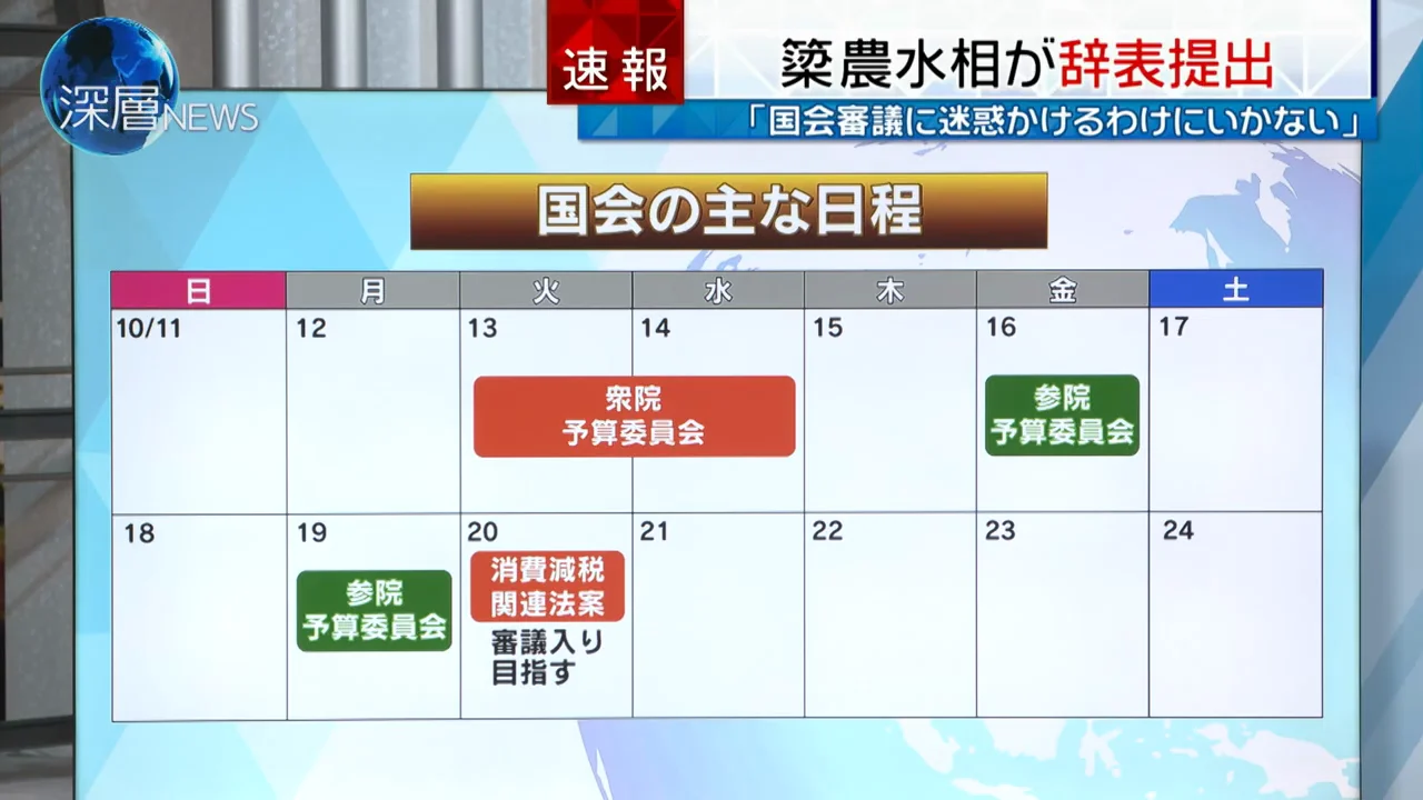 消費税減税法案の日程と「タイムリミット」