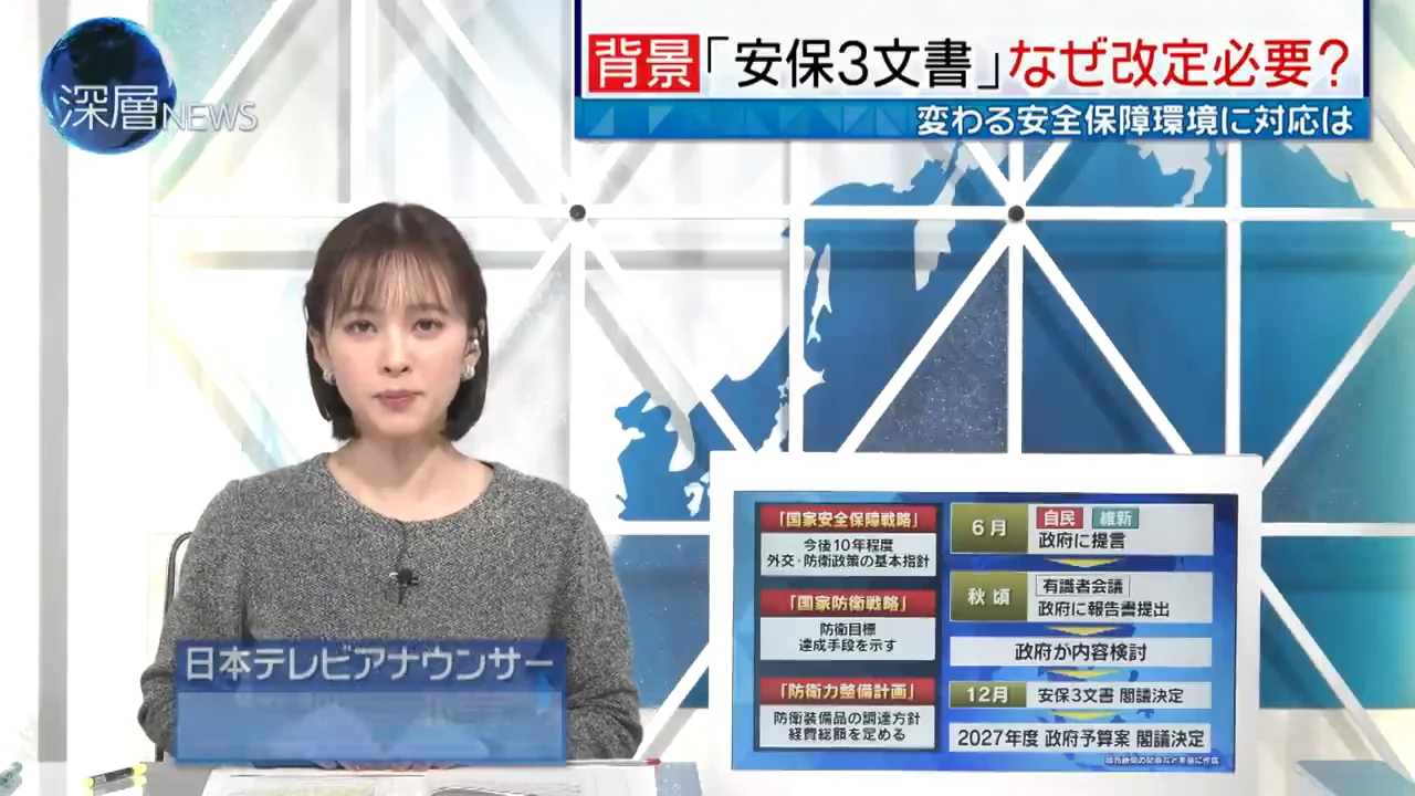 3文書の構成と改定スケジュール
