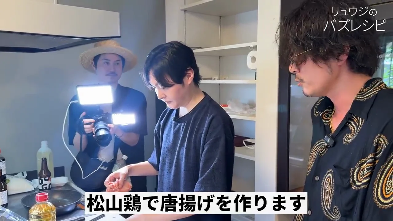 松山鶏の唐揚げ:醤油は漬け込まずに吸わせる