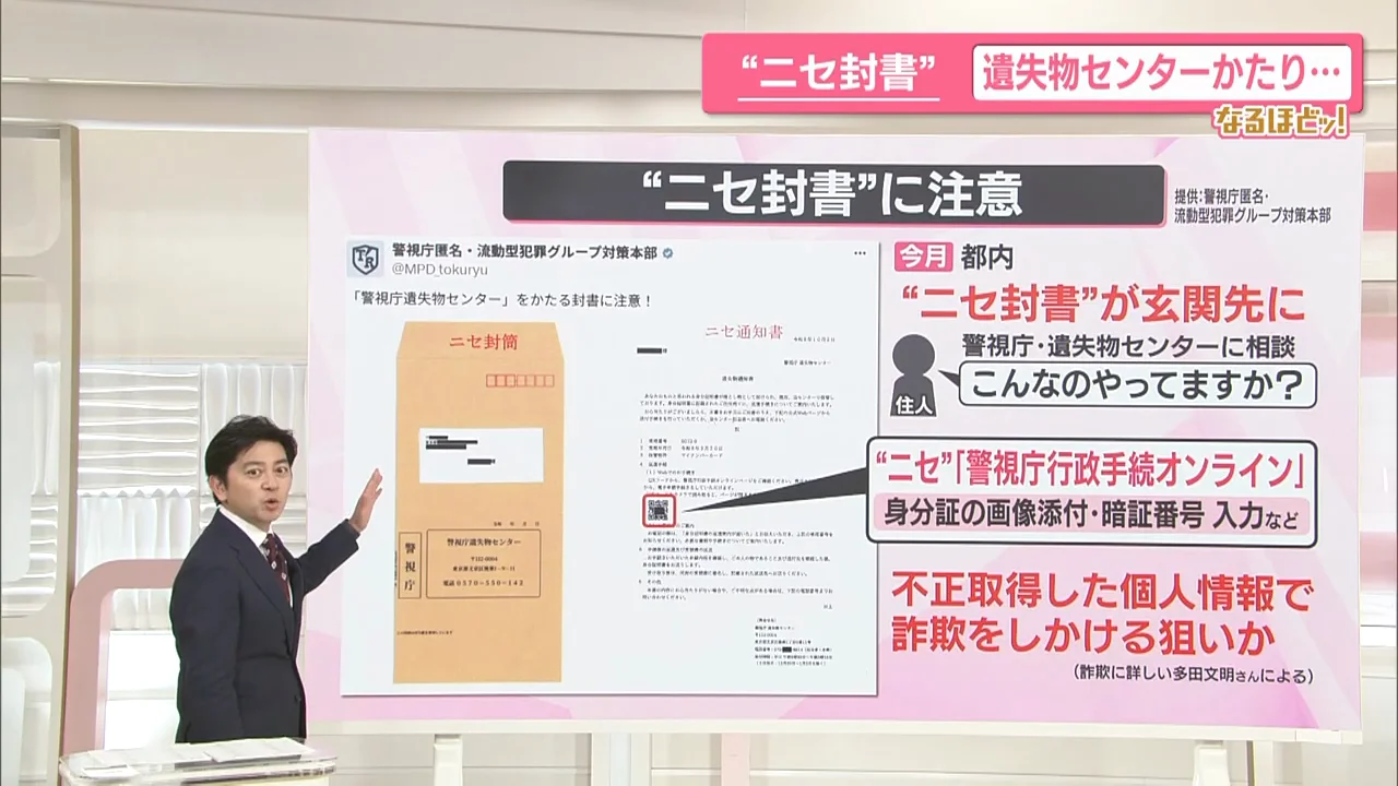 ニセ封書の見分け方