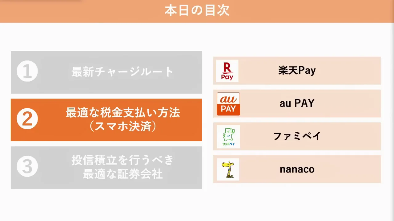 税金払いの候補:4つのスマホ決済を比較