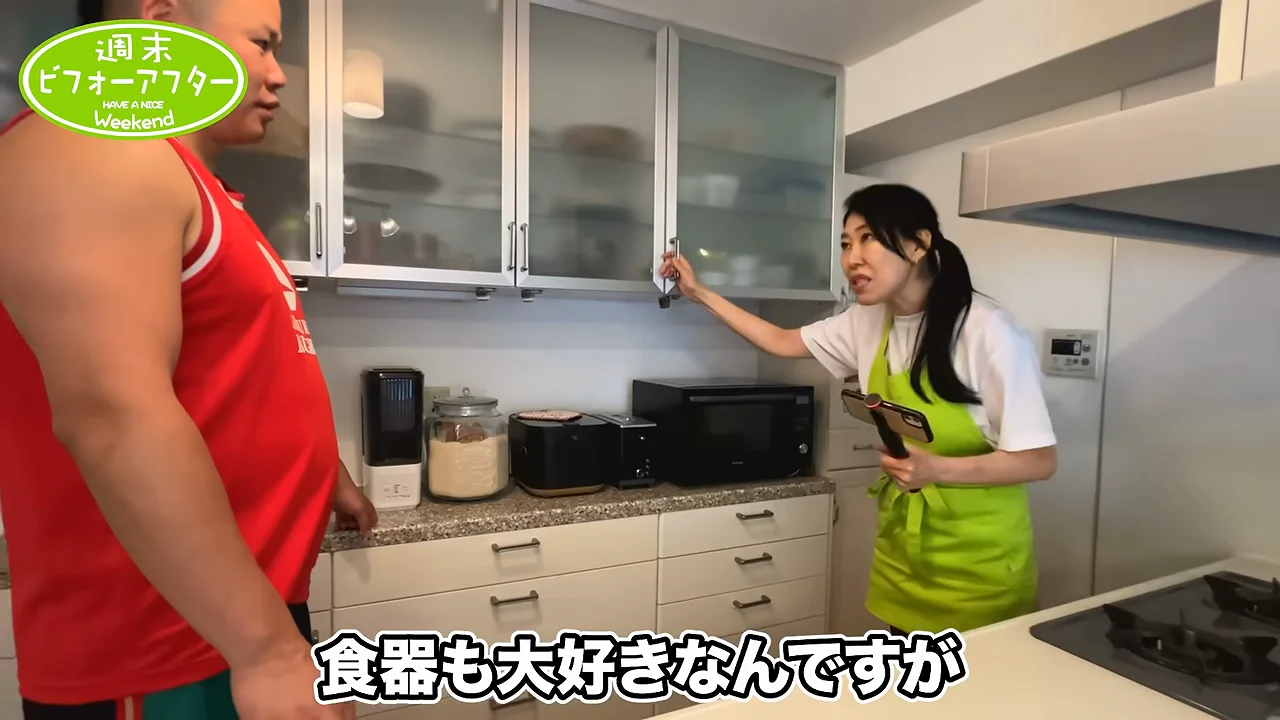 妻が喜ぶ場所:保存容器を全部見えるように