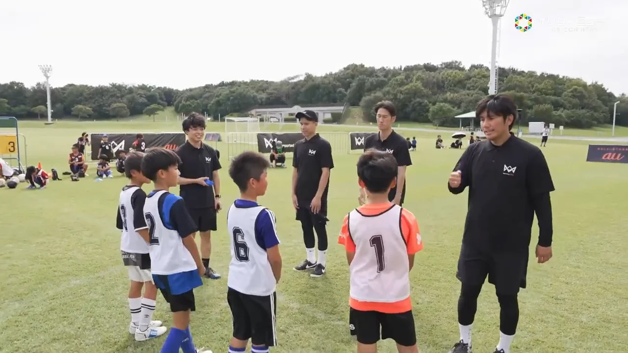大人チーム対ジュニア選手のスペシャルマッチ