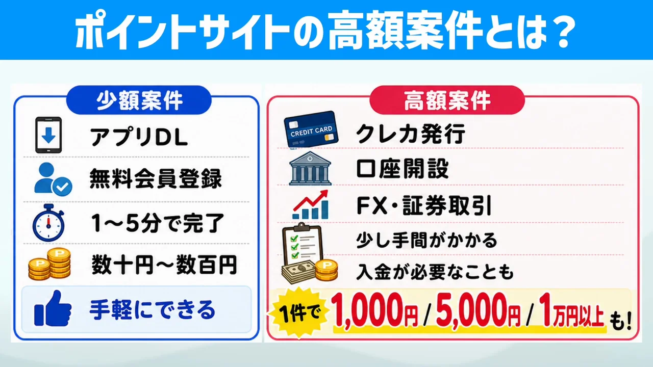 少額案件と高額案件の違い