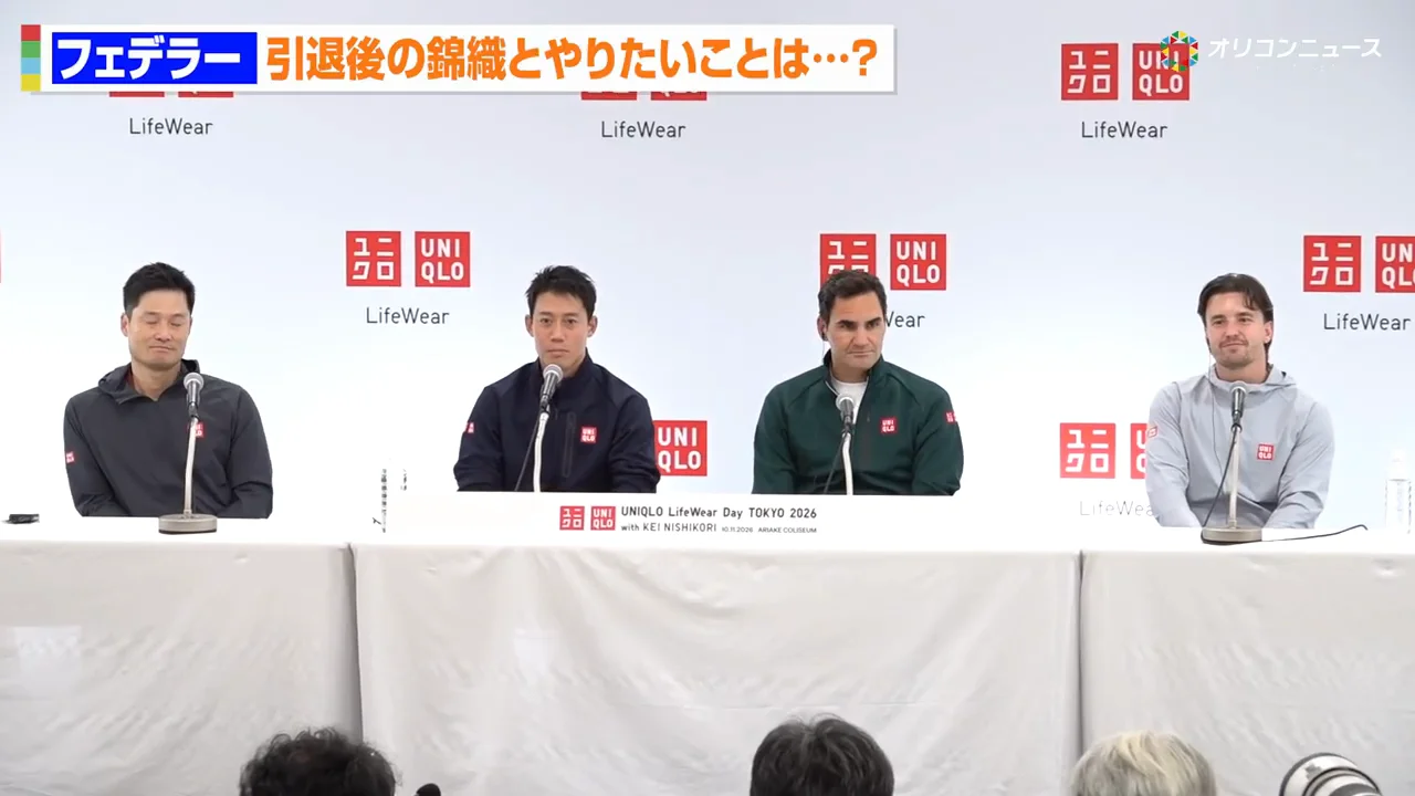 錦織が語る3人の存在