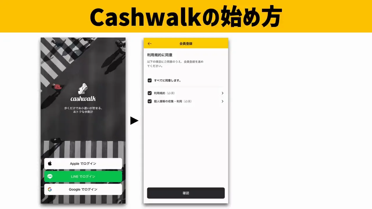 登録の手順