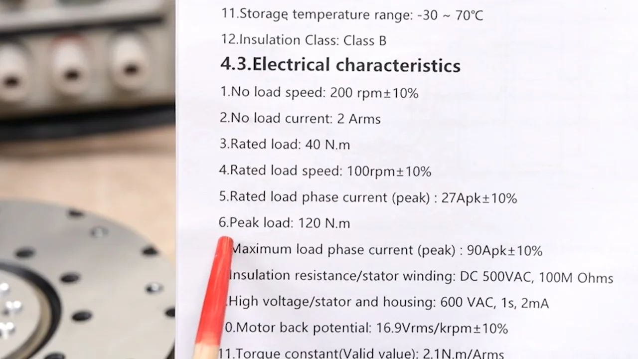 Specifications and First Run