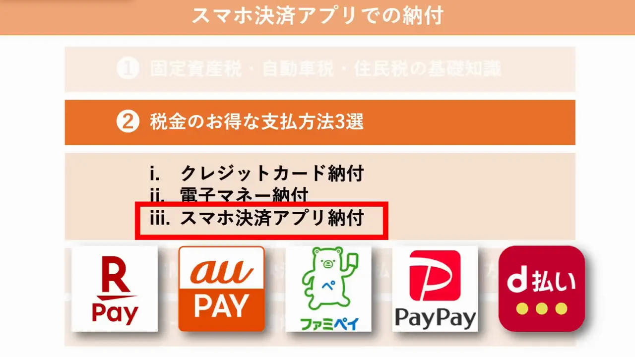 スマホ決済5サービスの比較