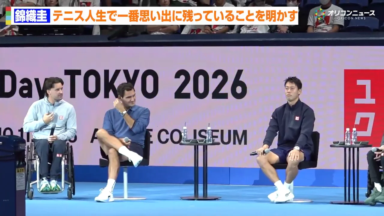 ゴードン・リードの回想:2014年ユニクロのイベントで初めて同じコートに