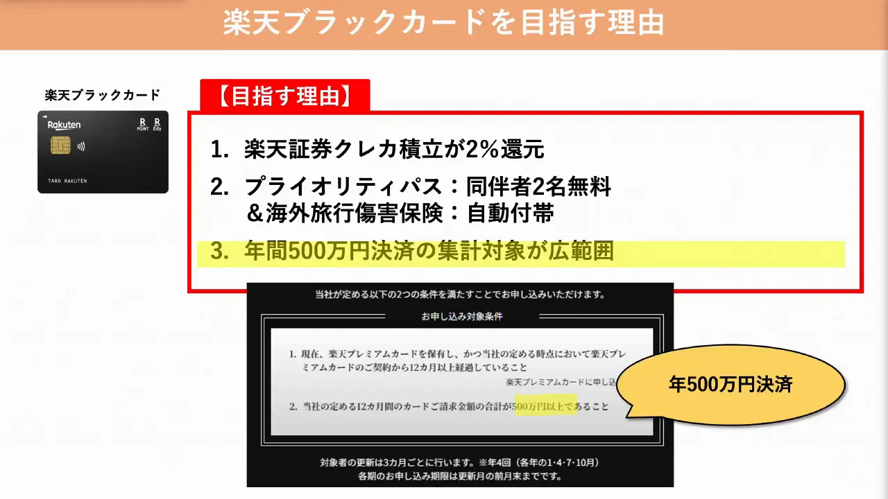 理由3:500万円の集計対象外がほとんどなく、達成しやすい