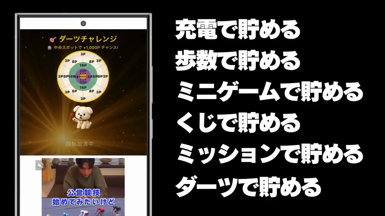 充電で貯める