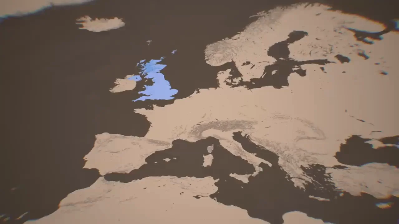 La geografía de partida: Gran Bretaña, Alemania y los mares estrechos