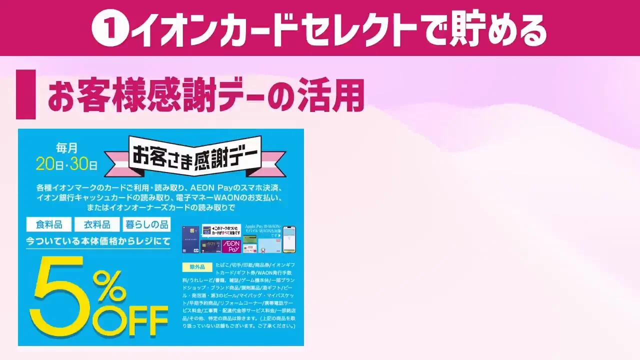 お客様感謝デーと組み合わせる