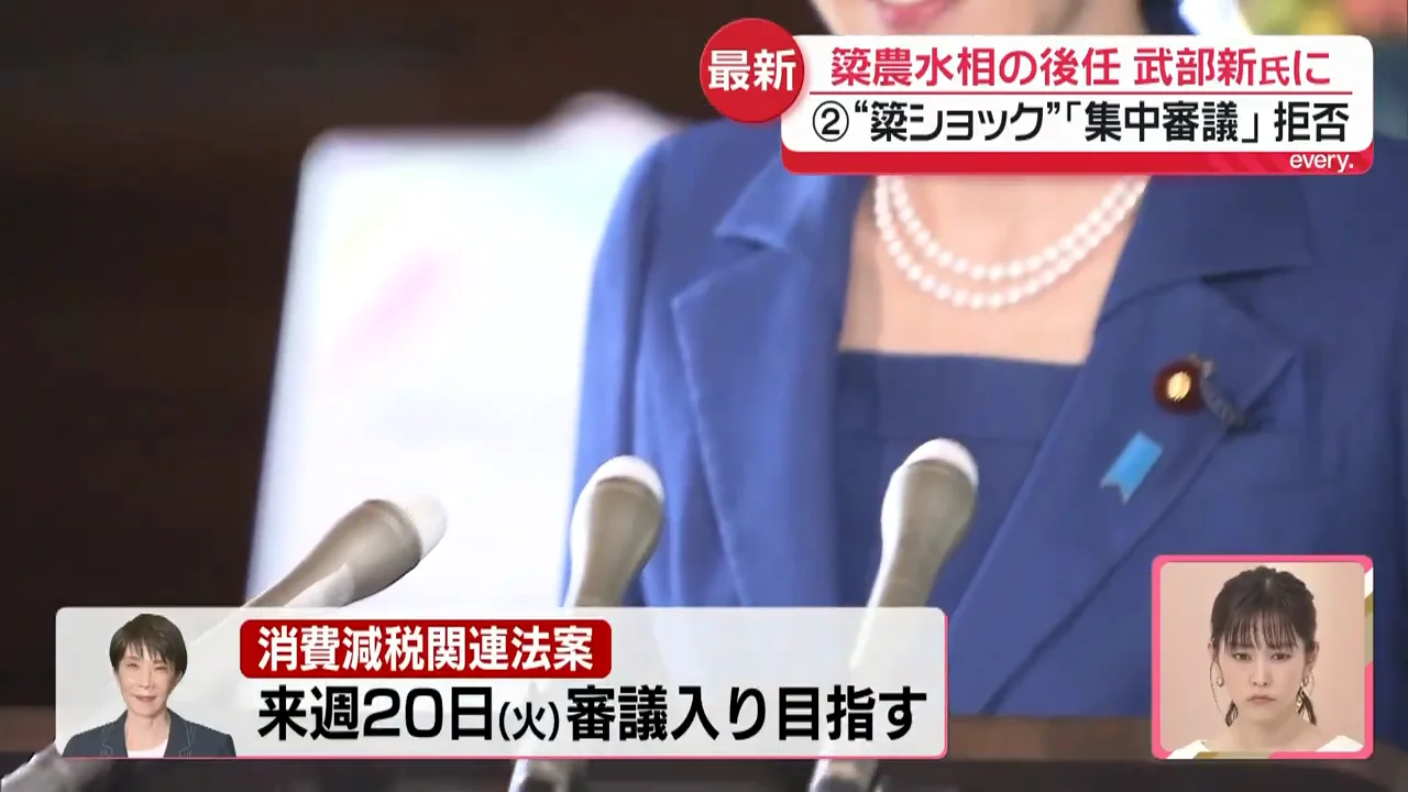 首相が最も恐れていた消費減税関連法案への影響