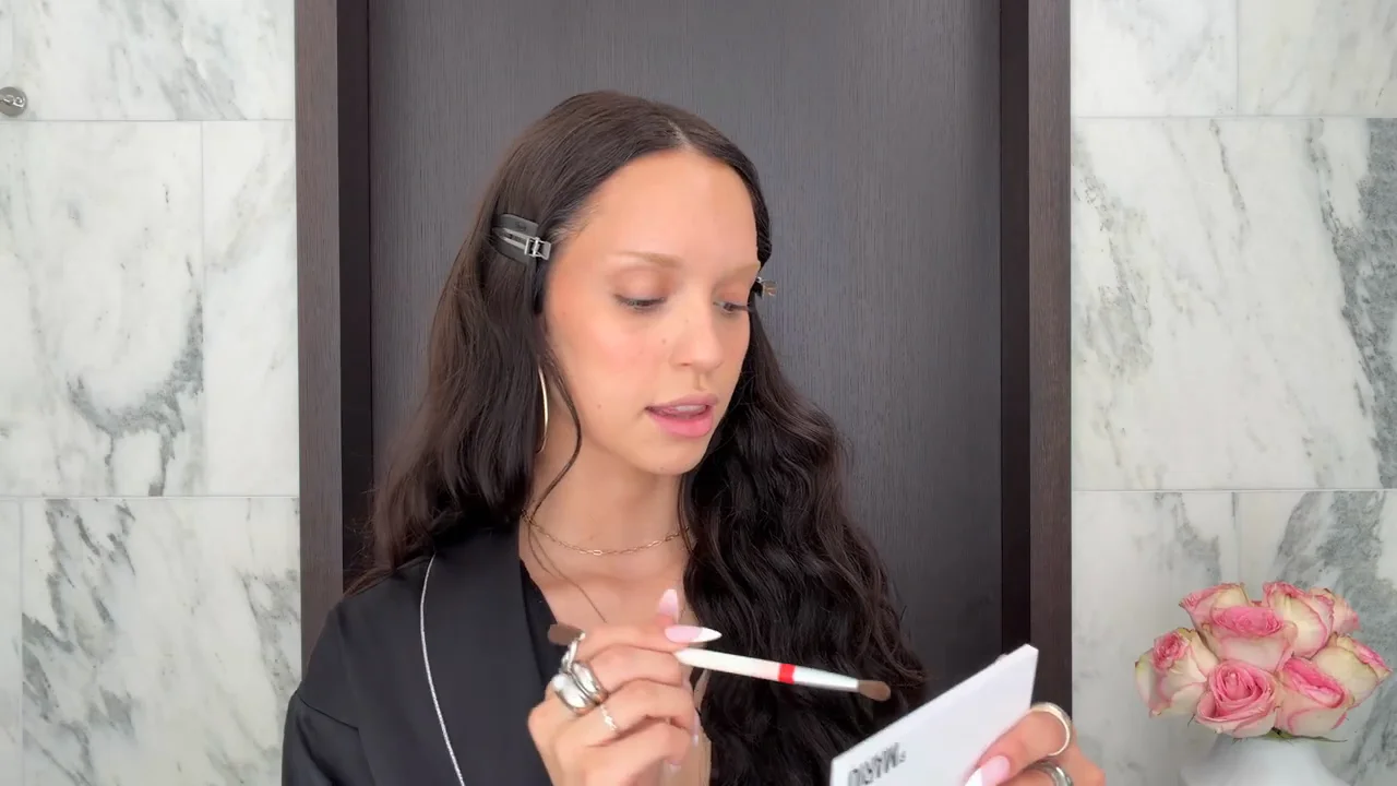 Nose Contour With Eye Shadow