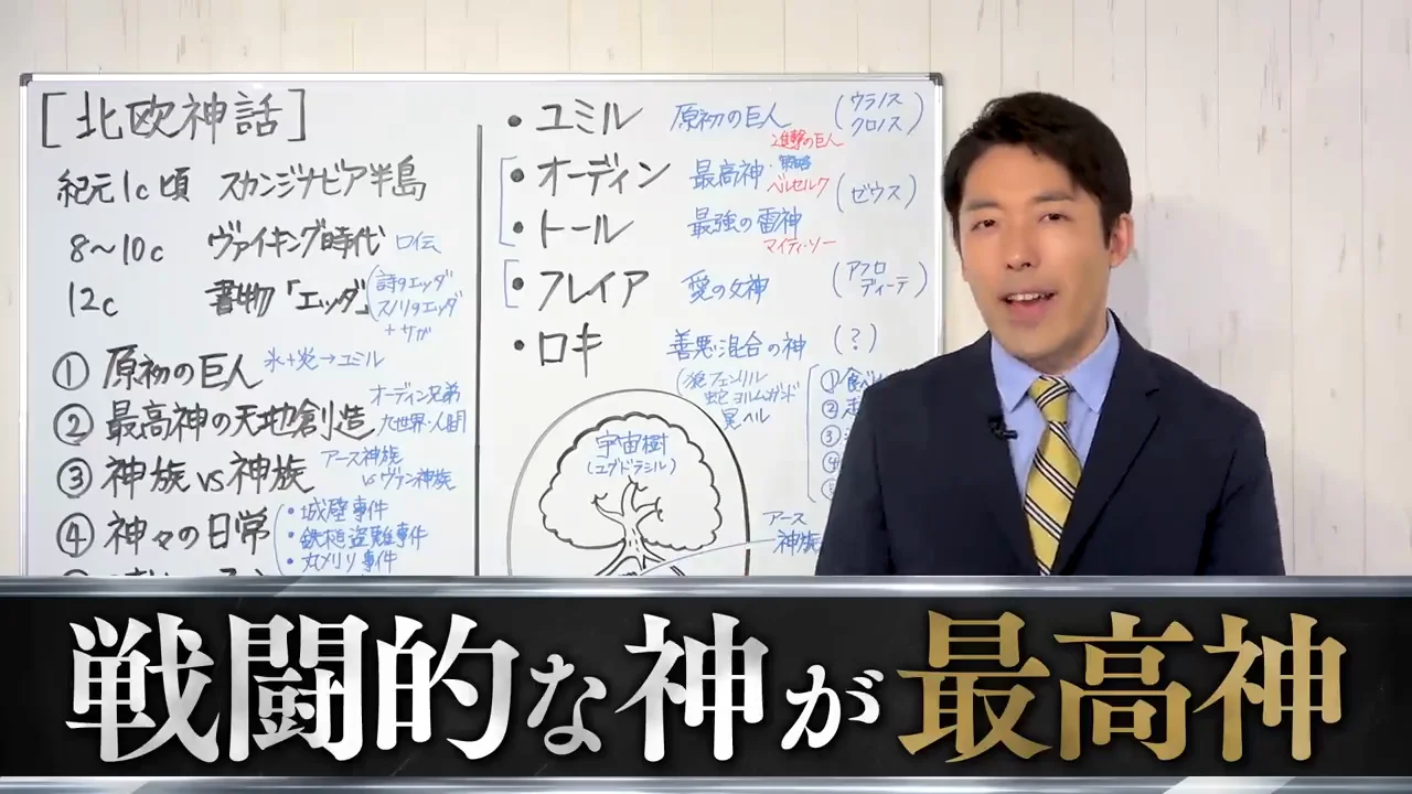 片目の策略家オーディンが最高神になった理由