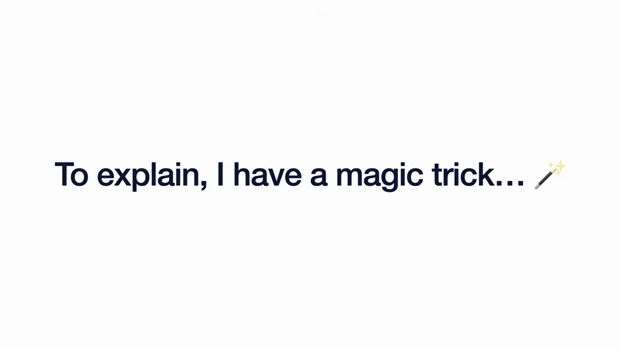 A Magic Trick as a Metaphor