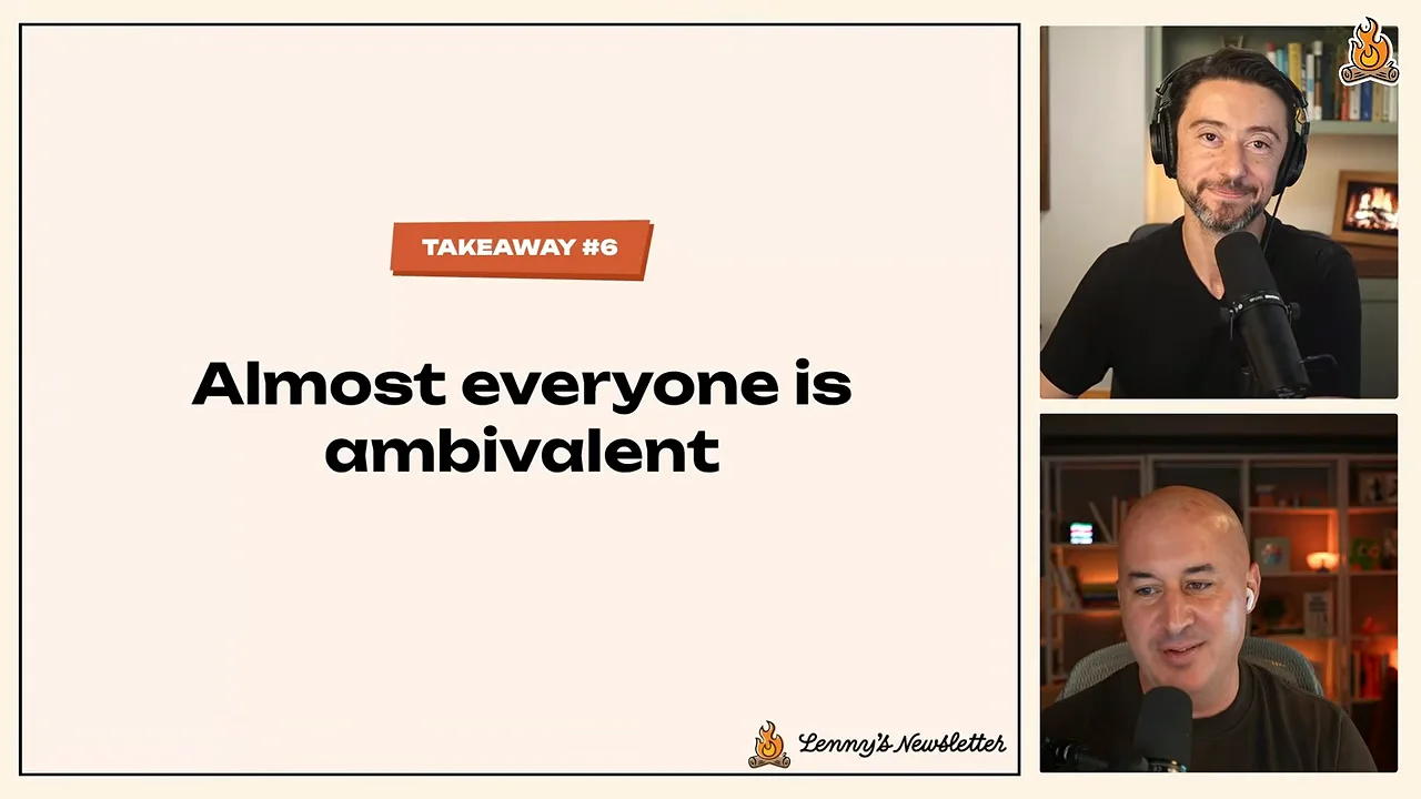 Ambivalence and "smiling exhaustion"