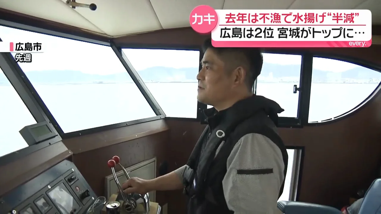 アラートが出された海域での確認作業