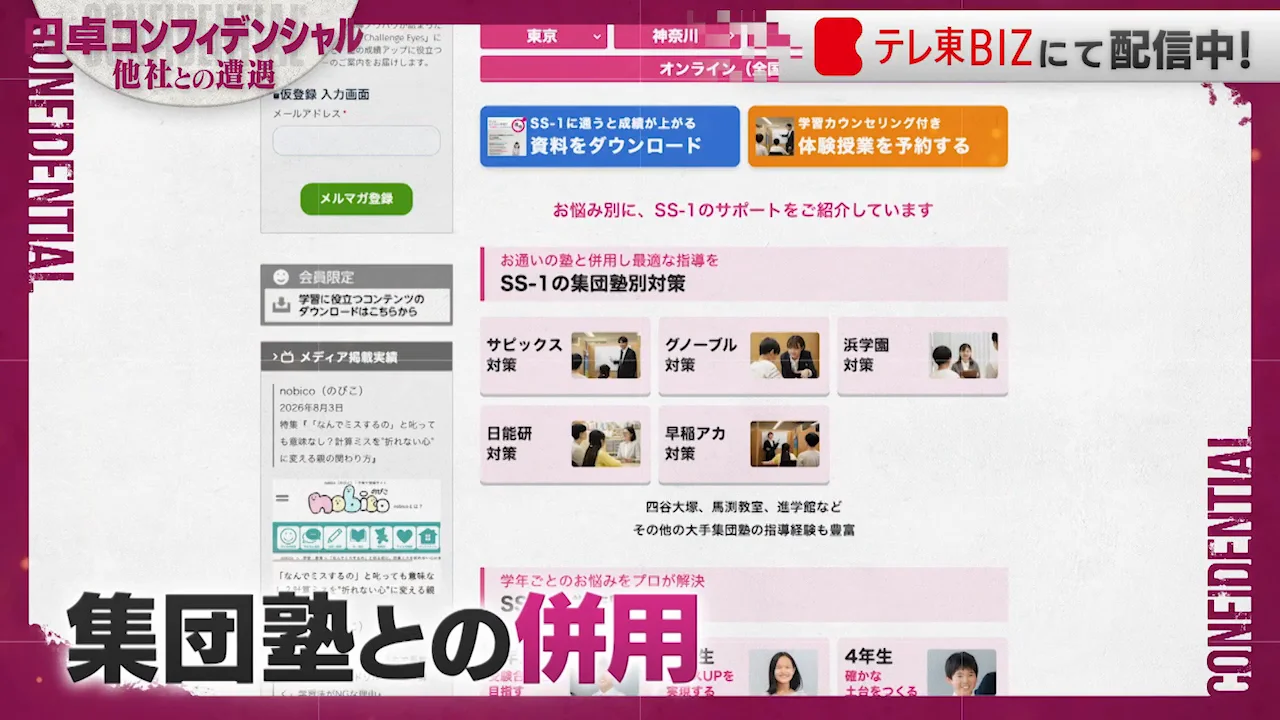 SS-1:集団塾との併用を前提にした個別指導