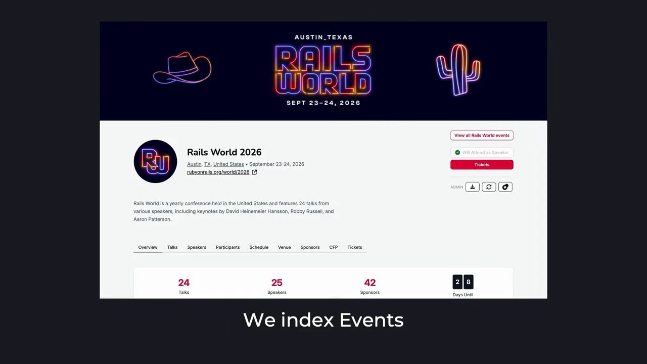 Why RubyEvents Stores Its Data in YAML
