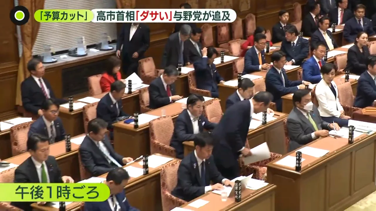 野党は大臣の適性を問う