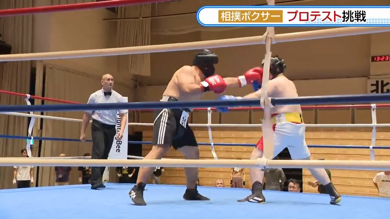 2ラウンドのスパーリング