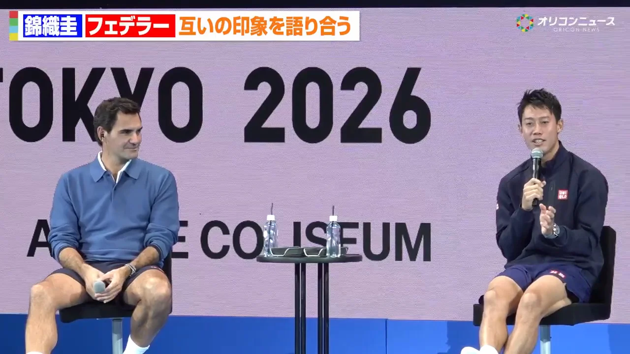 錦織が驚いた「練習中のフェデラー」