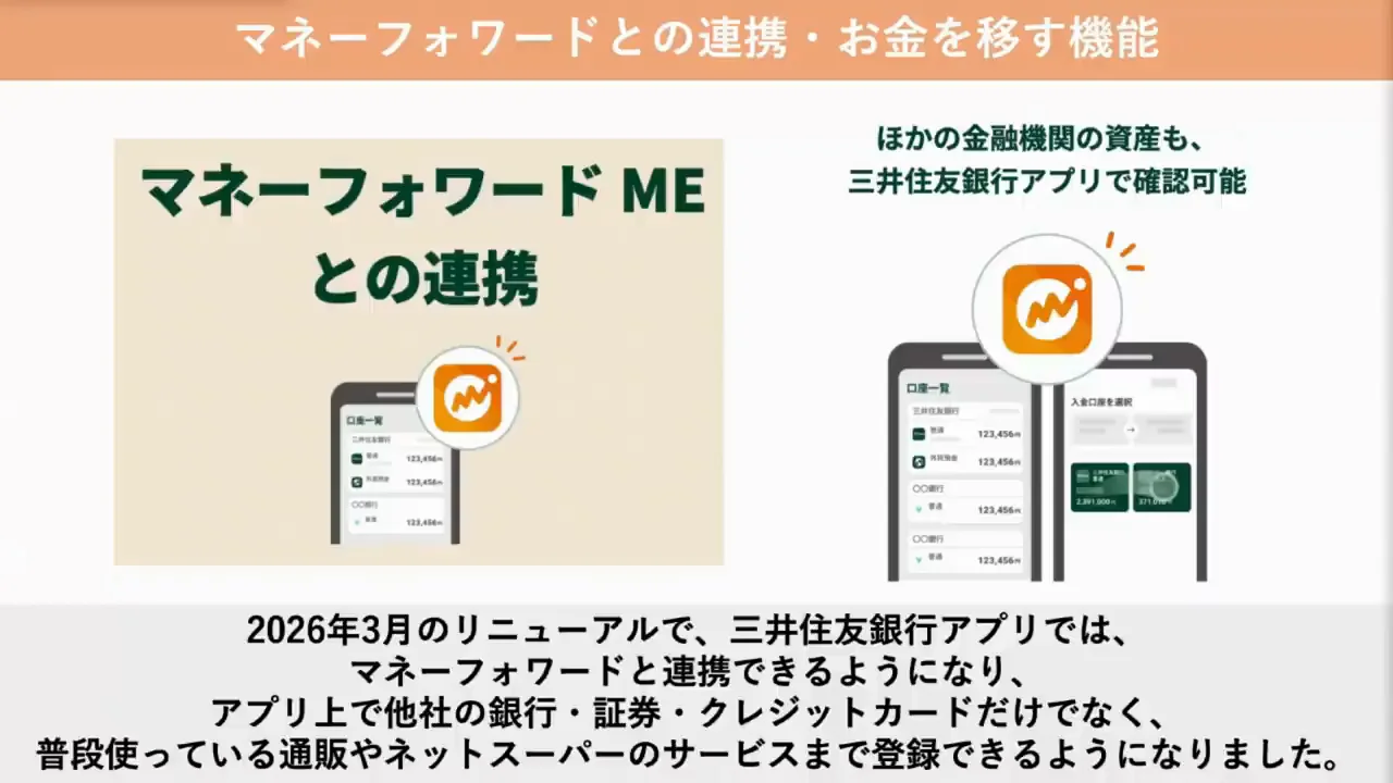 マネーフォワード連携と「お金を移す」機能