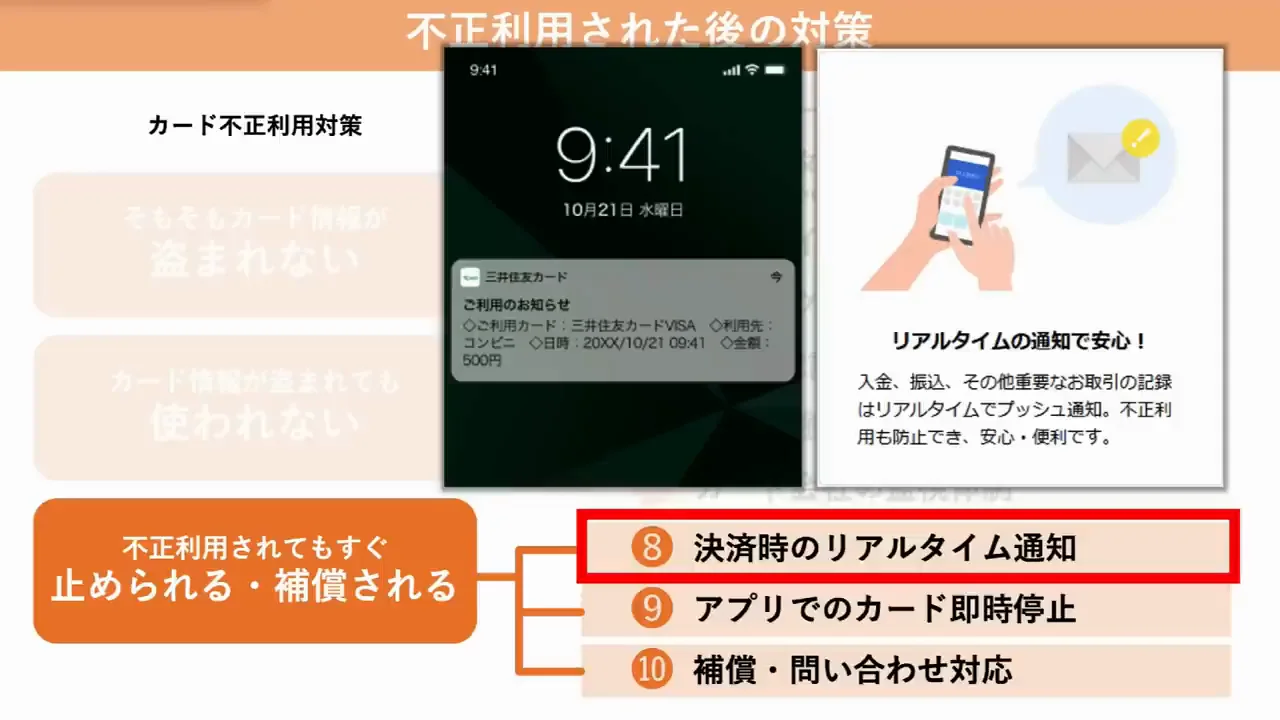 第3段階：使われた後に止める・補償を受けるための3項目