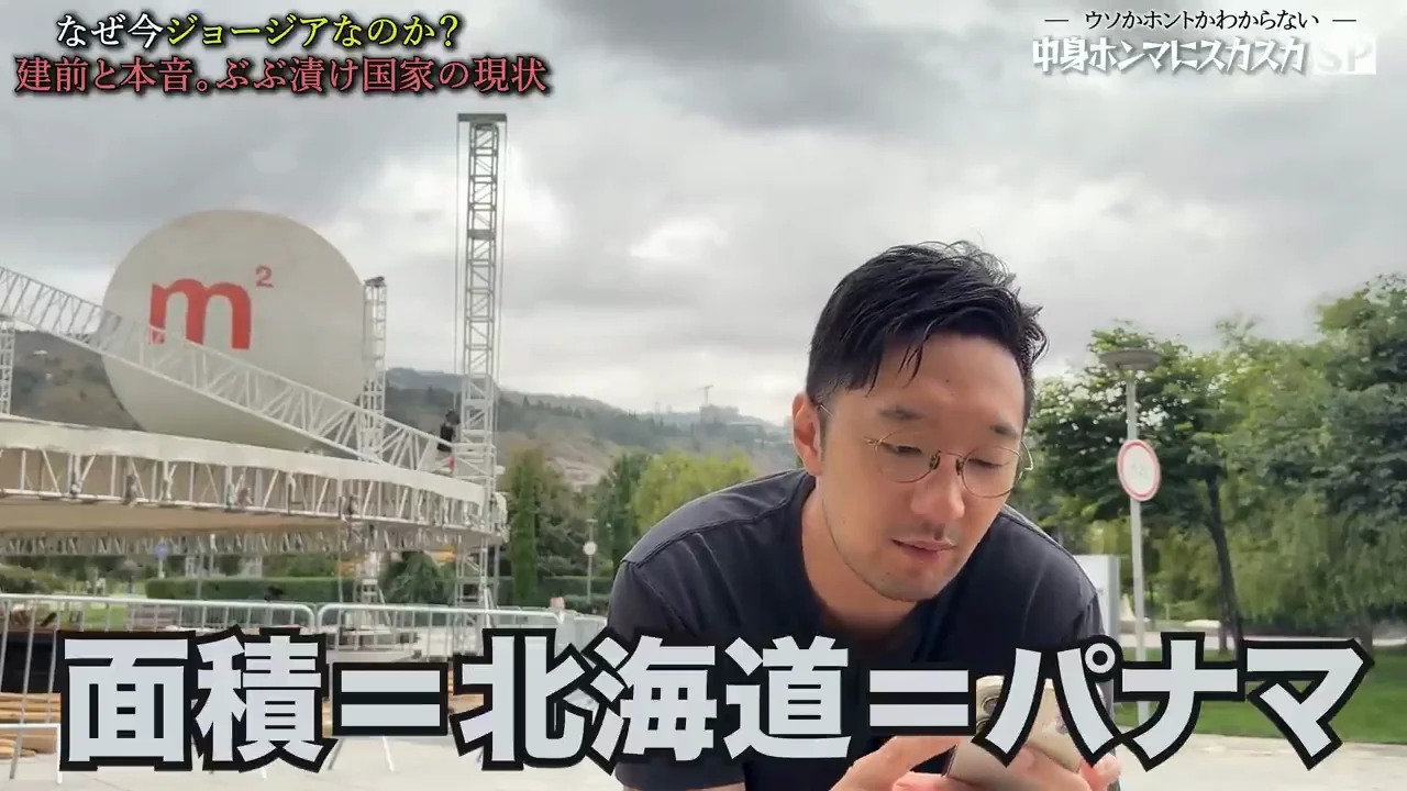 カットされた政治解説と大使の動画