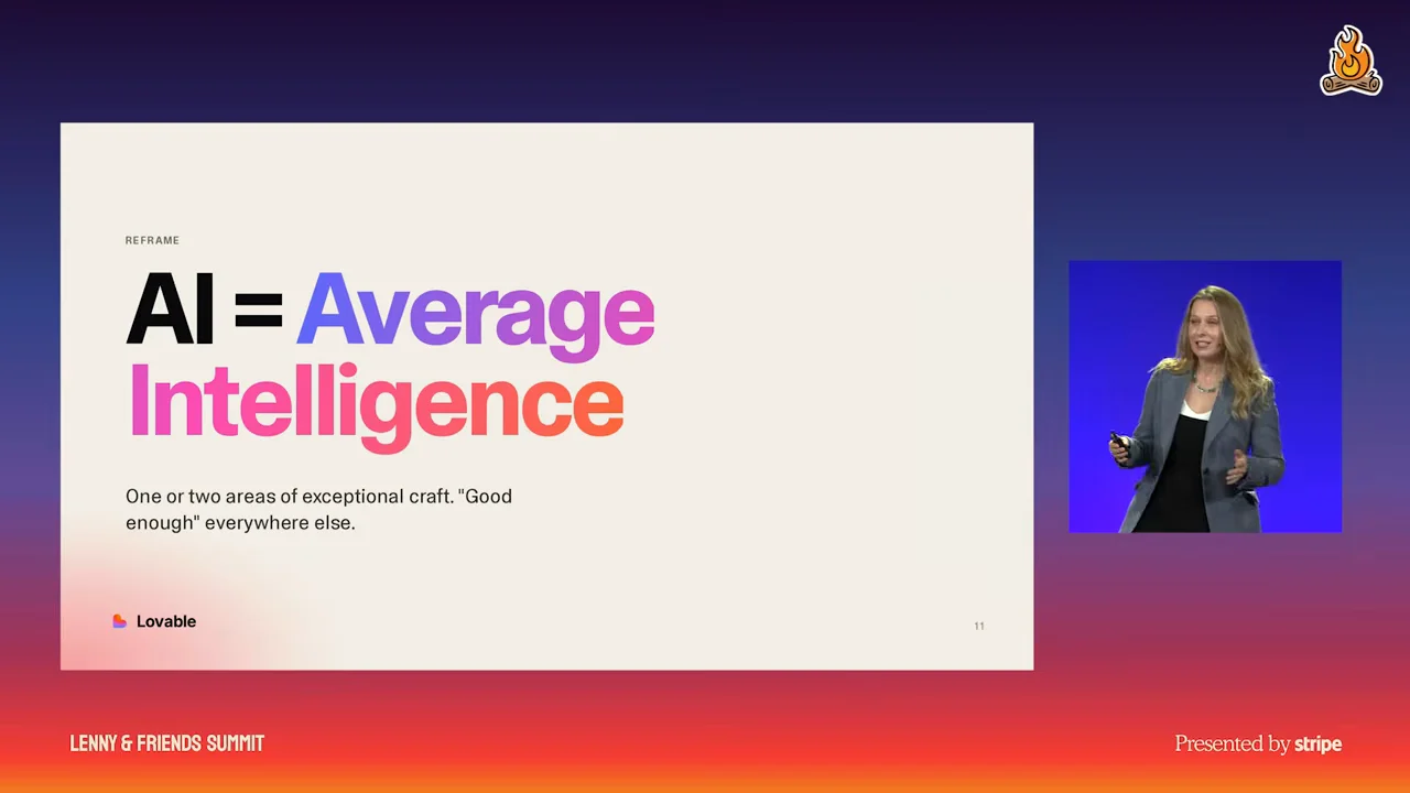 AI as "average intelligence"