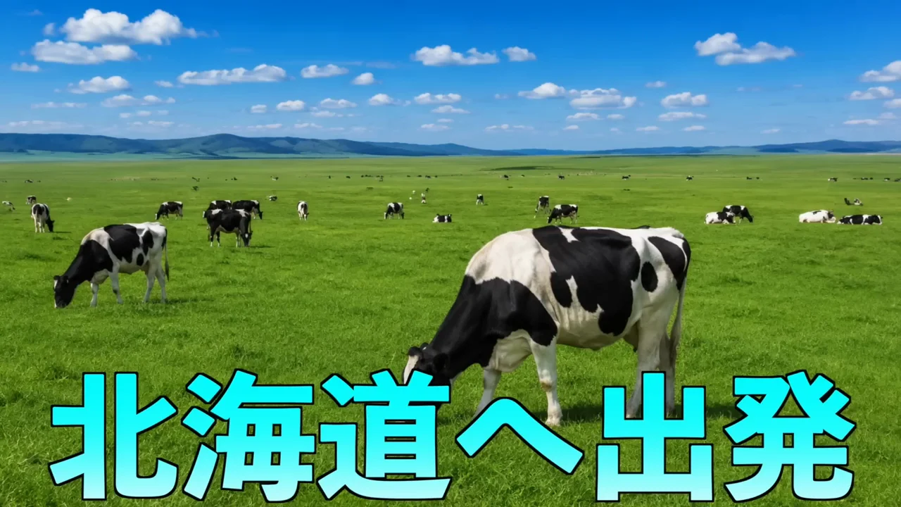 大阪から北海道へ、薄着での到着