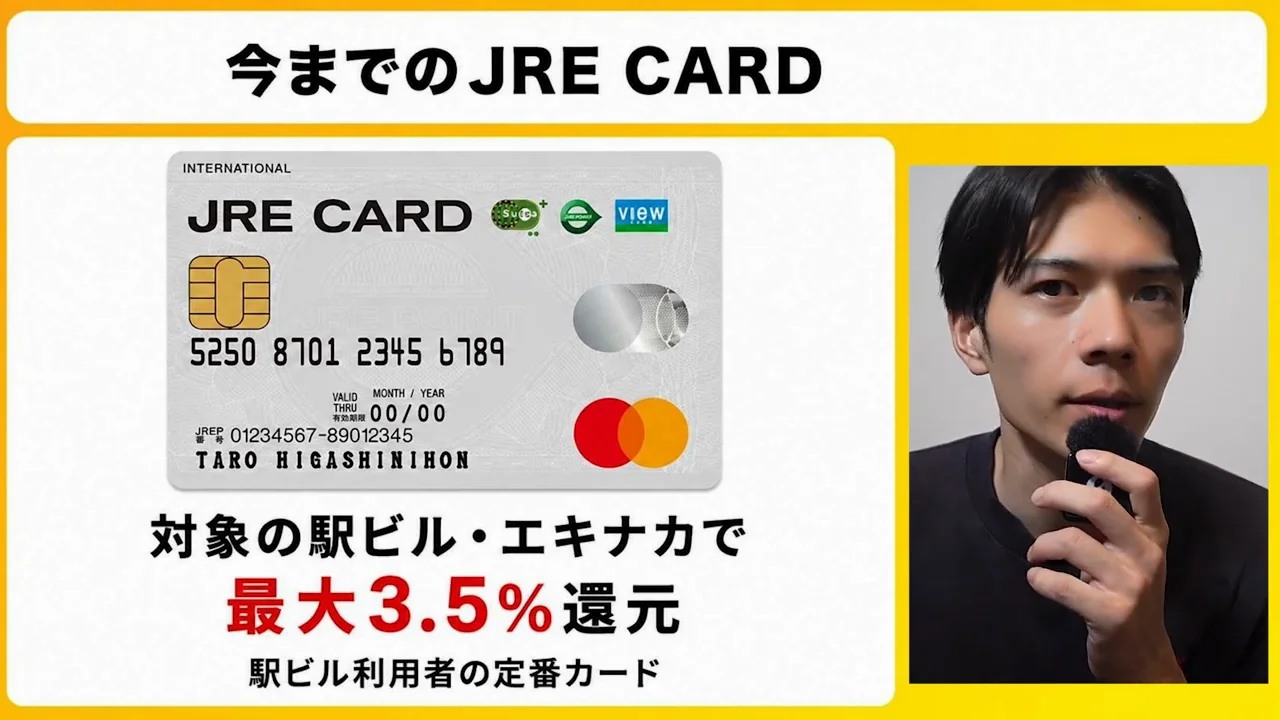 エキビル最大3.5%がJRE CARD以外にも広がった