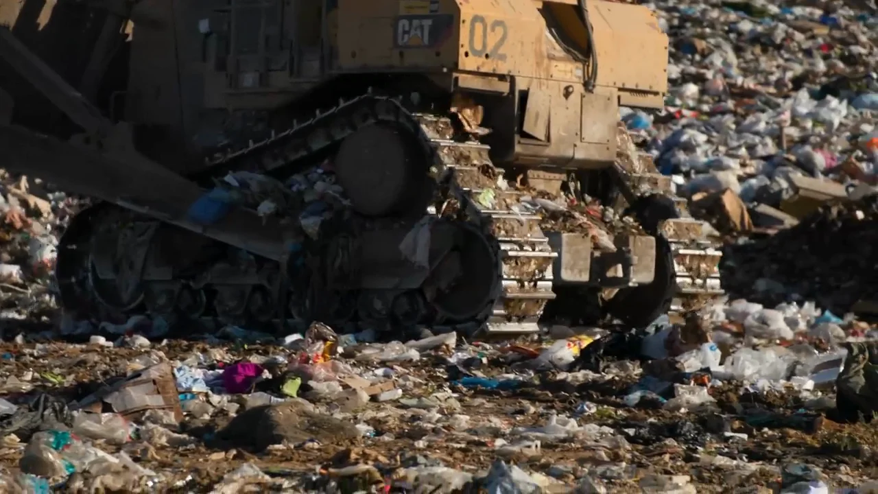 Inside a Recycling Plant