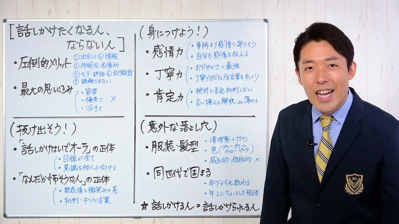喋る量でも、時間でも、知名度でもない