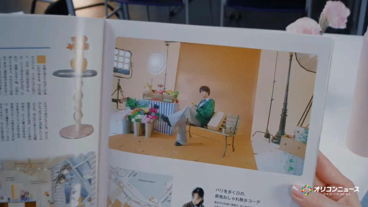 CMの内容:雑誌の世界から飛び出す二人