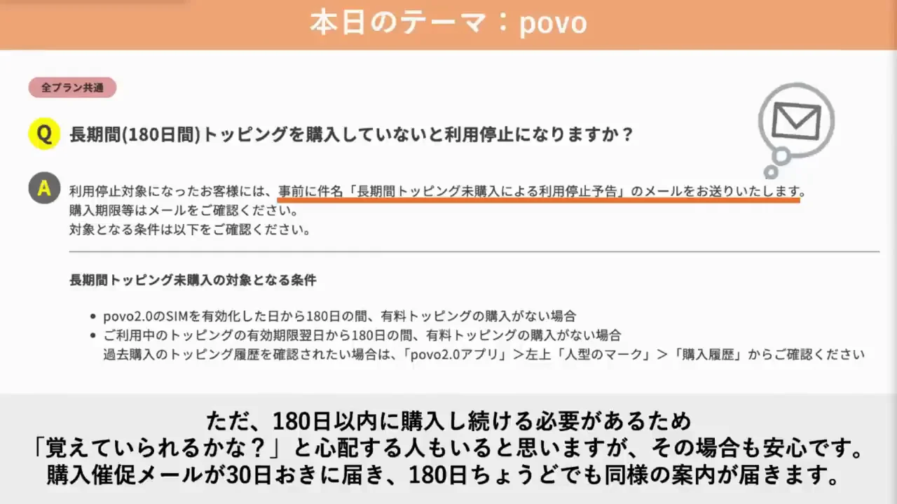 購入を忘れた場合の扱い