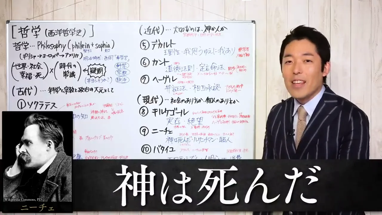 ニーチェ：「神は死んだ」とキリスト教批判、超人