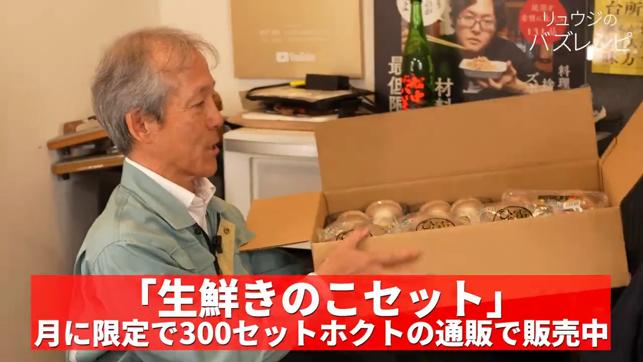 限定のキノコセットと鮮度の見分け方