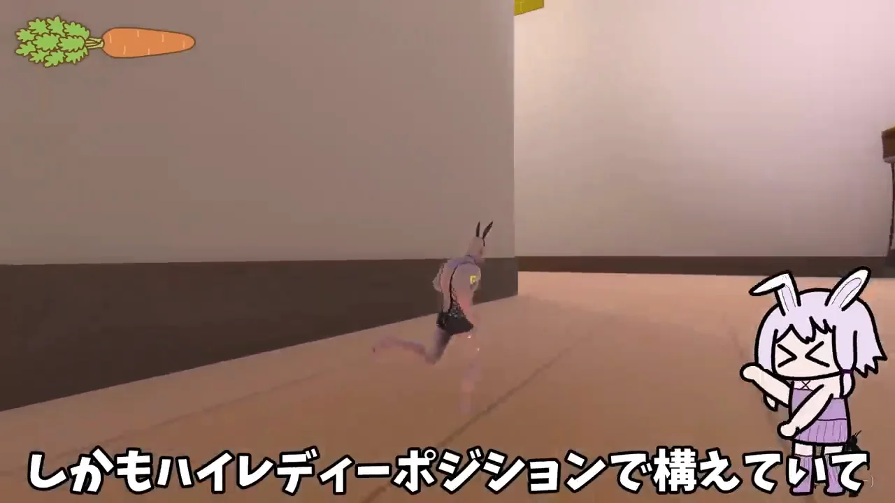 廊下:武装した少女との遭遇
