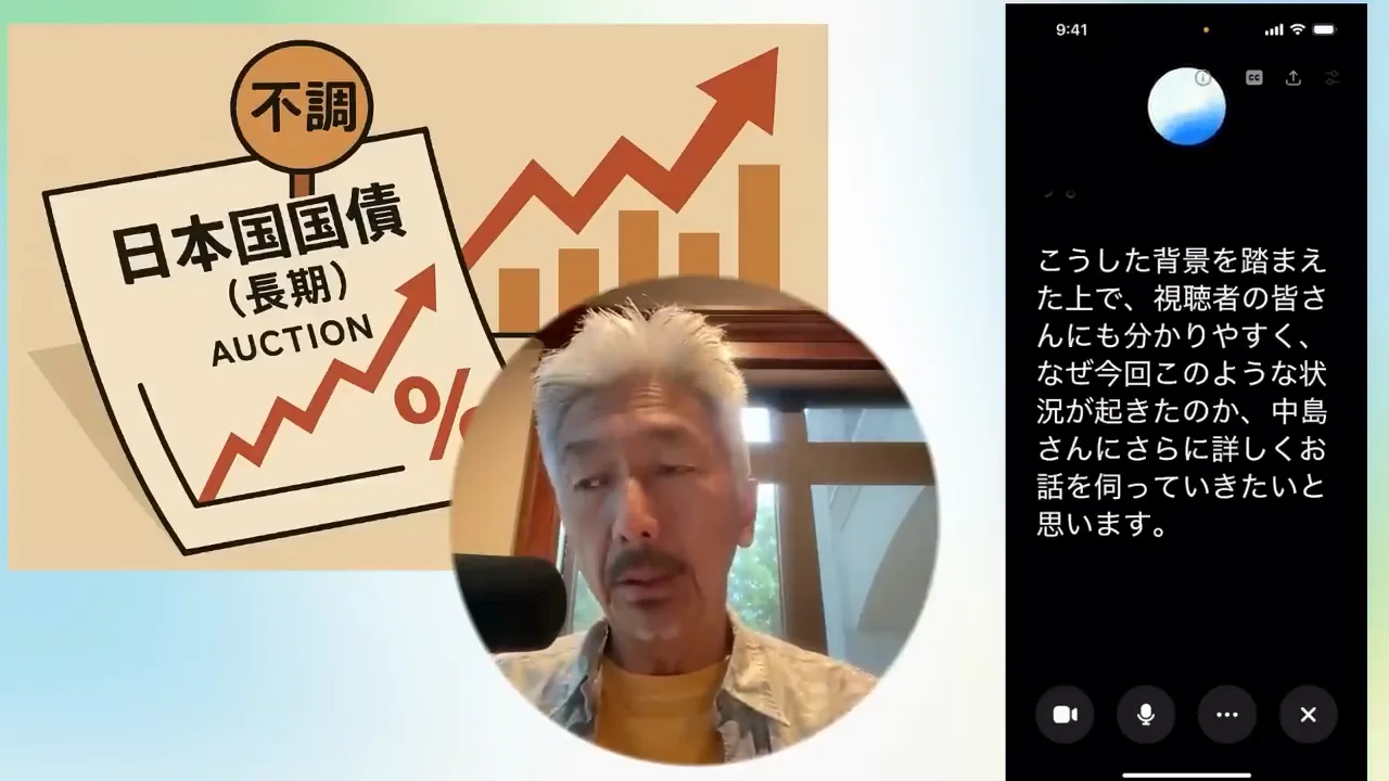 根本の原因は政府の巨額の借金と円への信頼低下