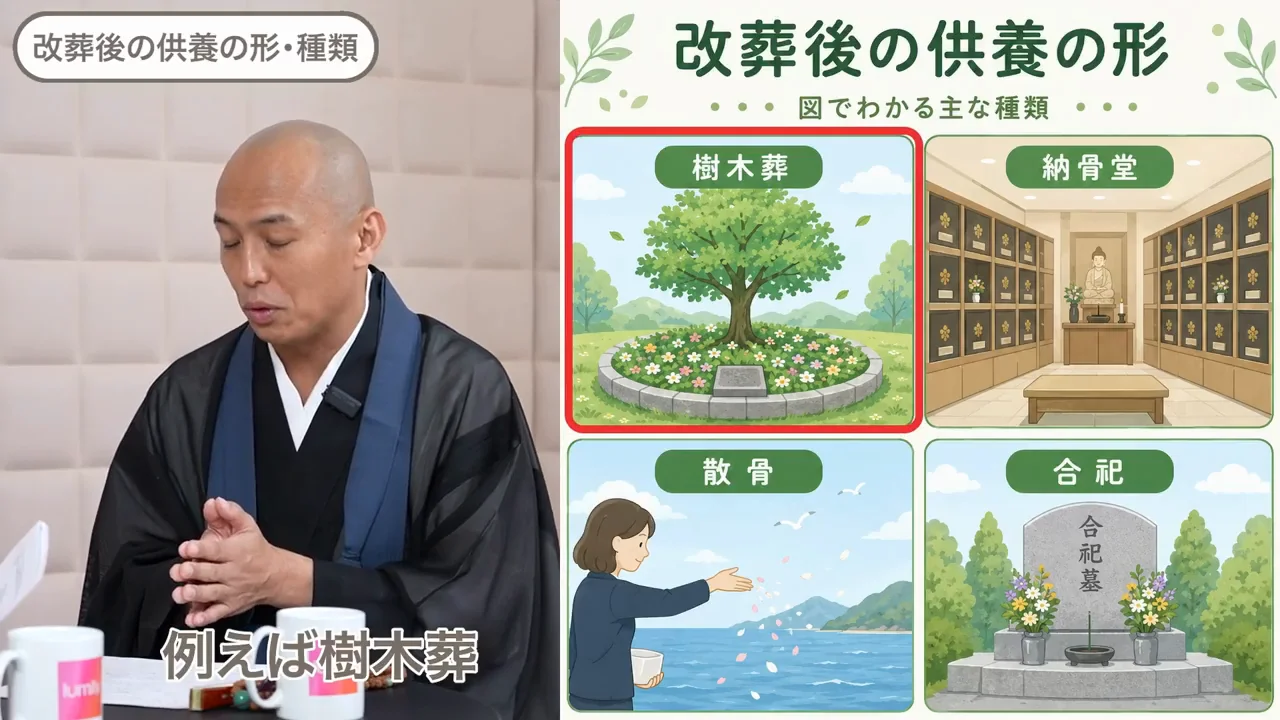 樹木葬・納骨堂・散骨・合祀墓、そして「永代供養」