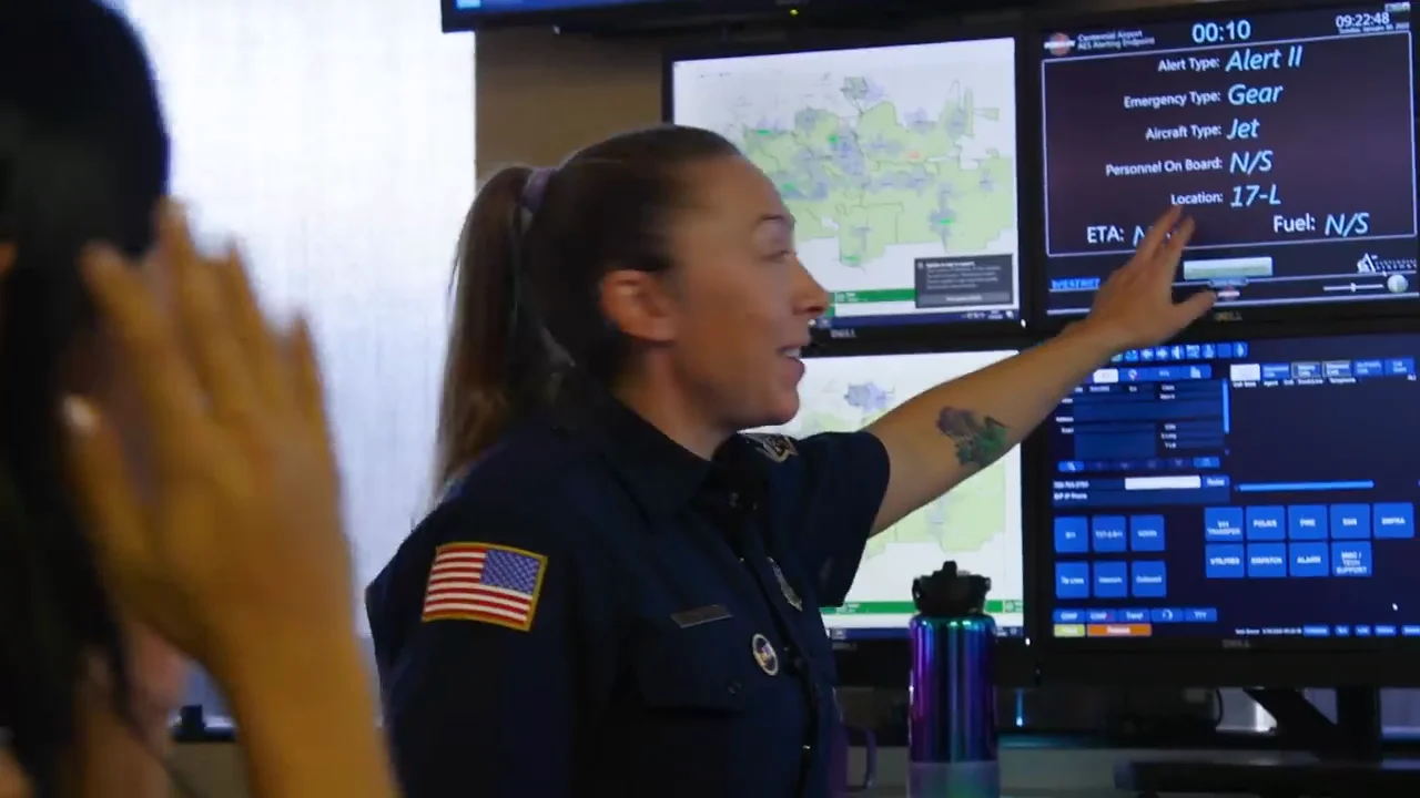 A Live Aircraft Emergency