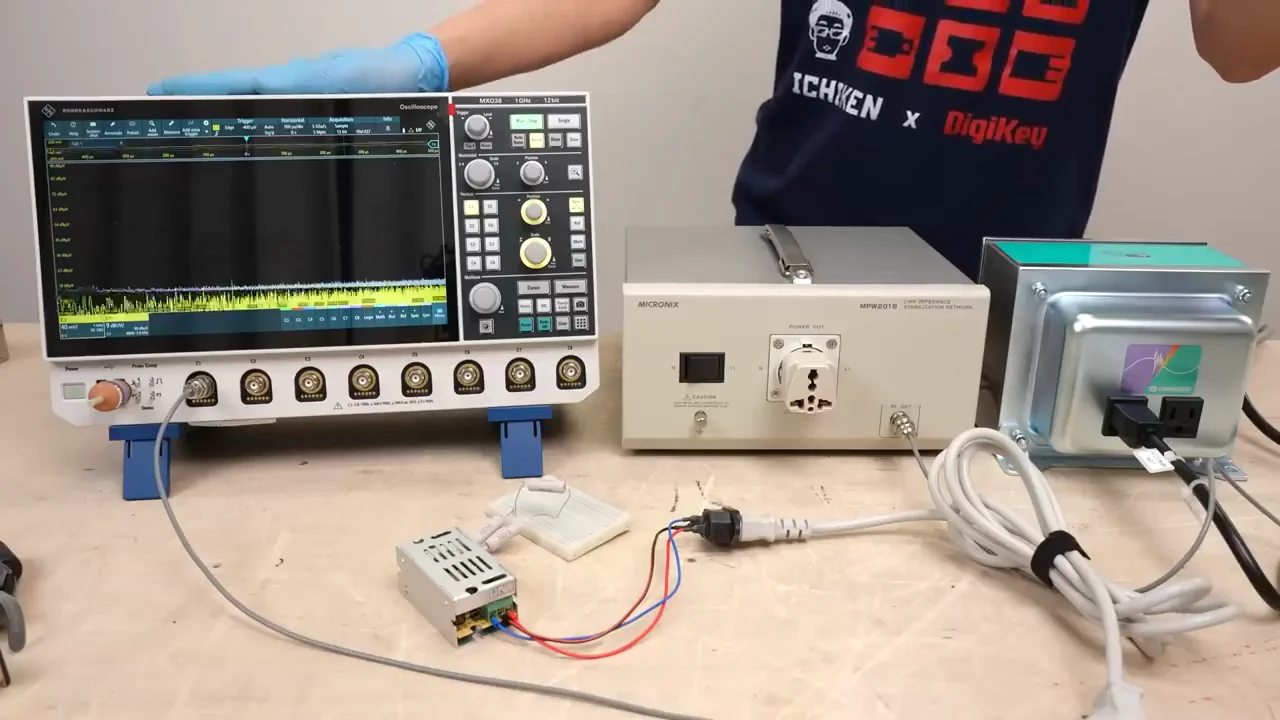 A dubious switching power supply as the noise source