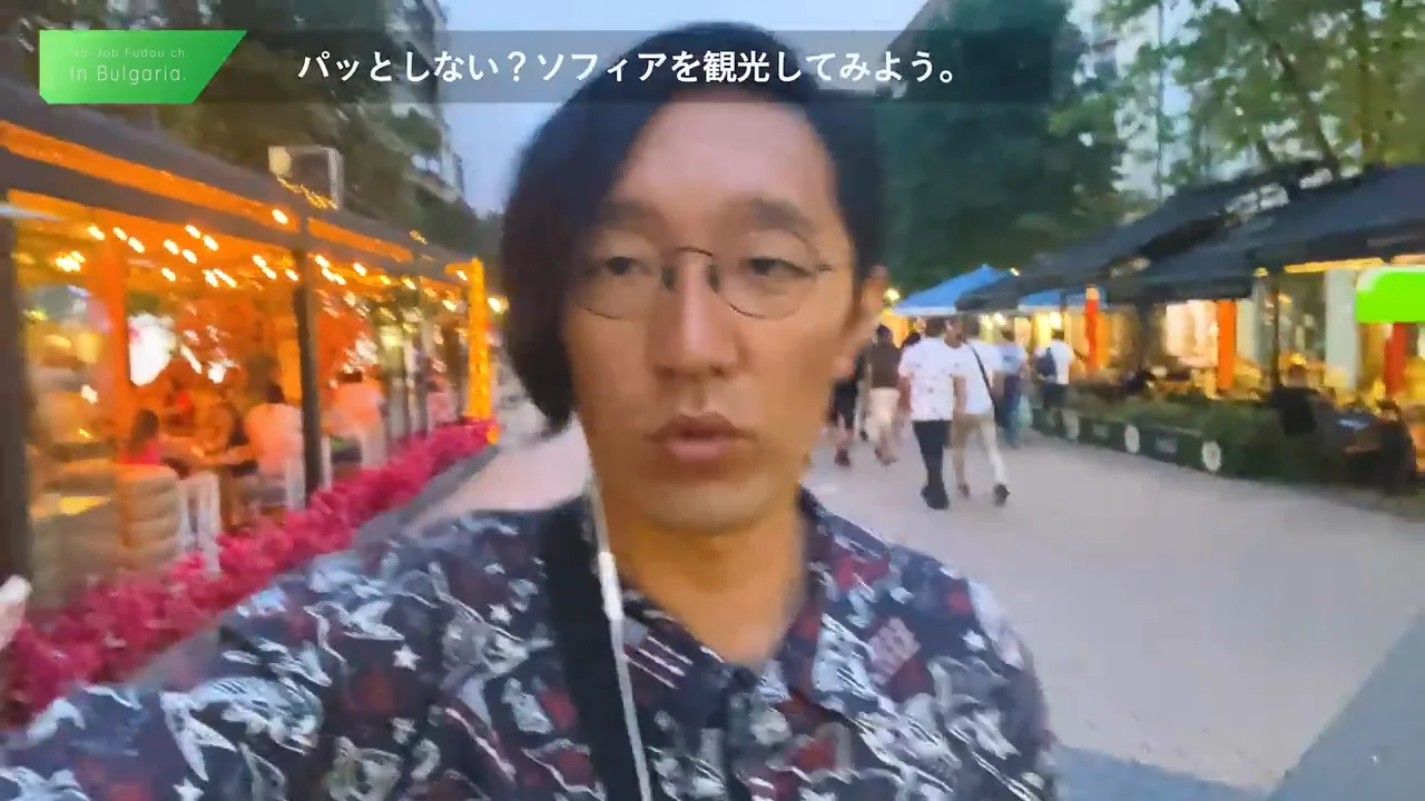 夜のヴィトシャ通りの「実態調査」