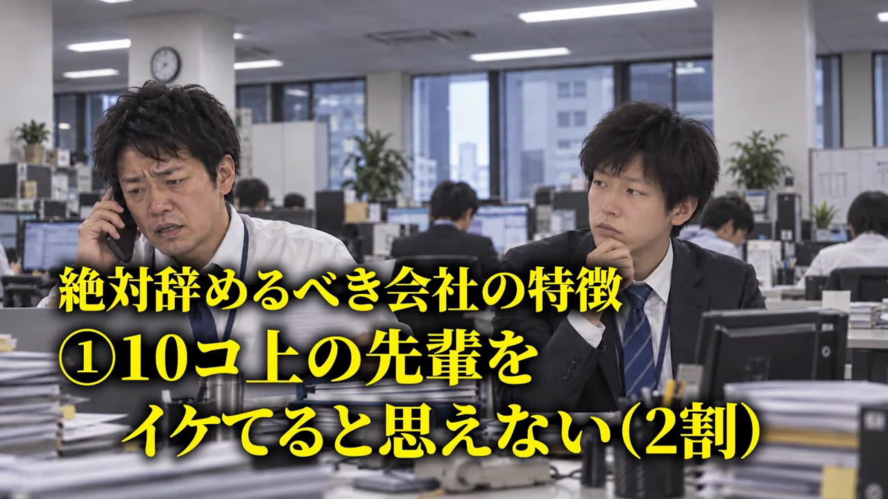 基準1：10歳上の先輩を「イケてる」と思えるか
