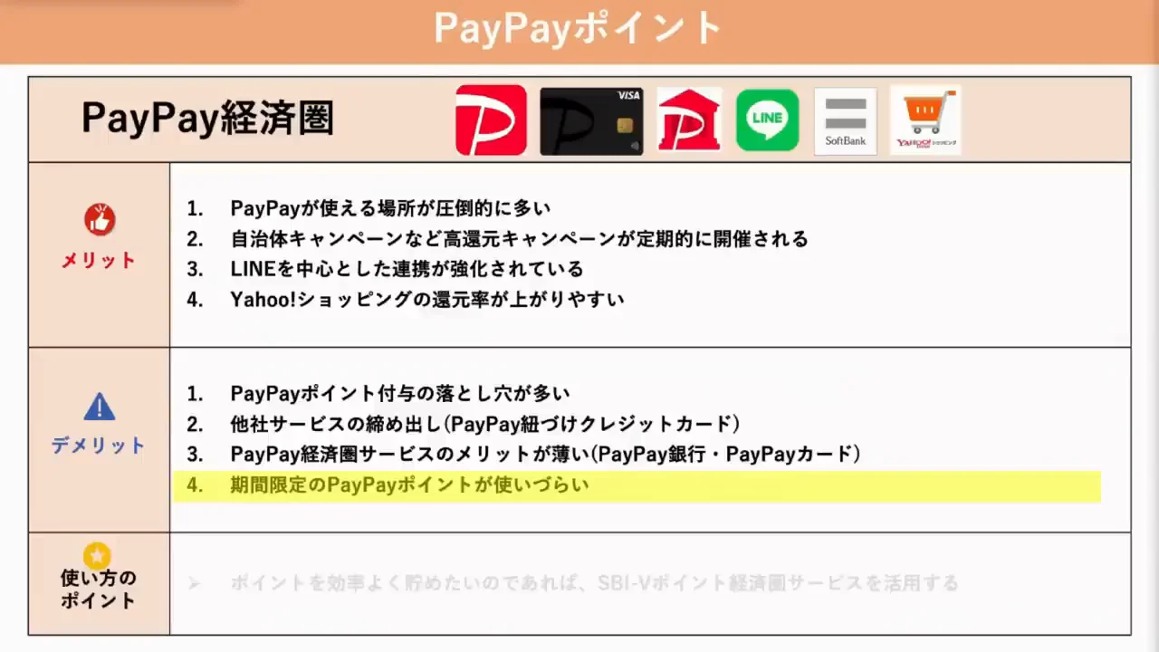 PayPayのデメリット4：期間限定ポイントが使いにくい