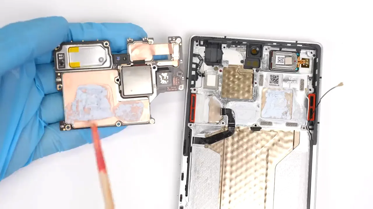 Main Board: Liquid Metal and Stacked Chips